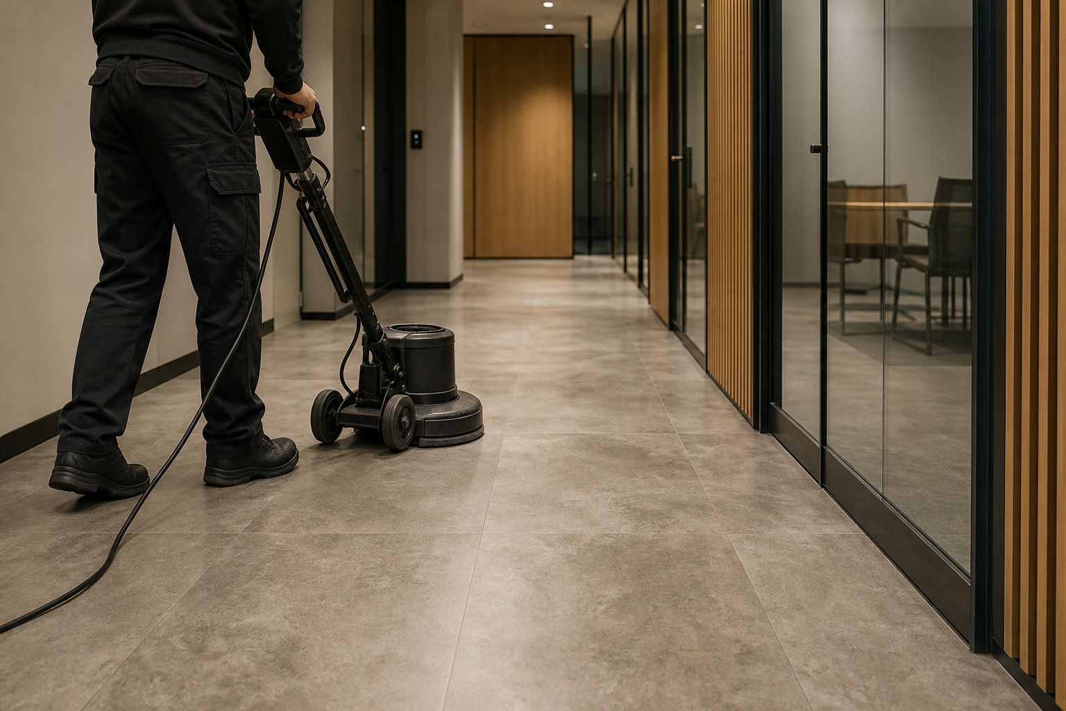 Trattamento pavimenti uffici